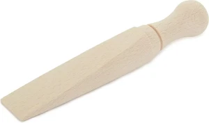 Wooden Traditional Beech Wood Door Stop Wedge Door Stopper Stop jam - Picture 1 of 9