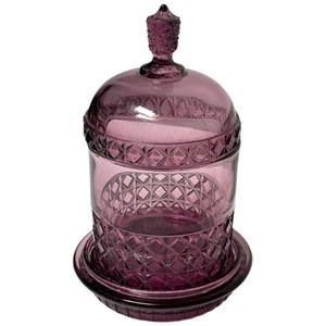 Antique Victorian 1873 Daniel Ripley Amethyst Glass Apothecary Climax Jar W Base - Picture 1 of 24