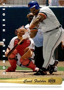 1993 Upper Deck #HR3 Cecil Fielder Home Run Heroes - Picture 1 of 2