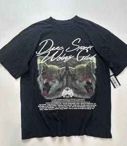 T-shirt Darc Sport Wolves nera taglia XL nuova con etichetta - Foto 1 di 5