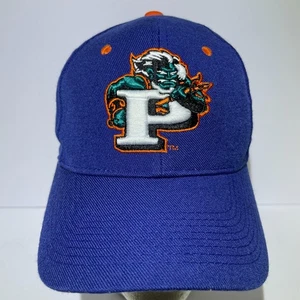 Pepperdine University Waves Baseball Cap Size 7 1/4 Zephyr Blue Wool Big P - Picture 1 of 6