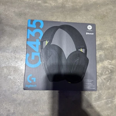 Logitech G435 Wireless Gaming Headset for Sony PlayStation 5 - Black/Neon Yellow - Image 1 of 2