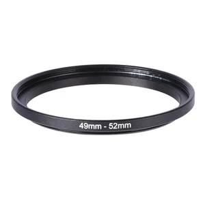 49mm To 52mm Step Up Rings Metal Lens Adapter Filter Ring 49-52 Black - Picture 1 of 6