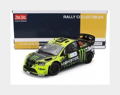 SUN-STAR 03981 FORD ENGLAND - FOCUS RS WRC08 MONSTER N 46 RALLY SHOW MONZA 2009  - Immagine 1 di 2