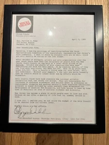 Olympia Dukakis Signed Typed Letter "Framed" - Picture 1 of 2