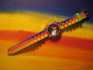 LMT90037KL Rainbow Unicorn Jelly Analog Quartz Watch by Accutime for Limited Too - Picture 1 of 7