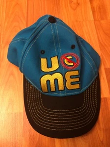 WWE John Cena Trucker Hat Cap WWE Blue Yellow You Can't See Me U C 2015 - Picture 1 of 5