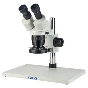 KOPPACE Large Platform 20X-40X Binocular Stereo Microscope WF10X/20 Eyepiece - Picture 1 of 10