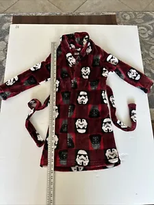Star Wars Belted Robe Kids XS Boys, Darth Vader Storm Troopers, Flame Resistant - Picture 1 of 8