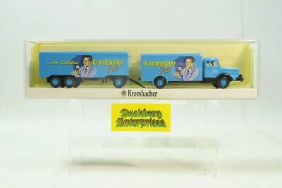 Wiking 1:87 LKW 2481 Krupp Titan Koffer Lastzug Krombacher in OVP 184207 - Bild 1 von 2