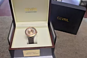Gevril Alberto Ascari Men's Watch Swiss Made Automatic Limited Edition 48mm 1101 - Picture 1 of 14