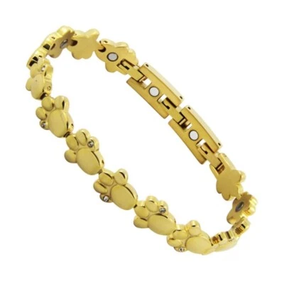 Pfote Design Magnetix Style Magnet Armband mit Swarovski Crystals # 2153 gold