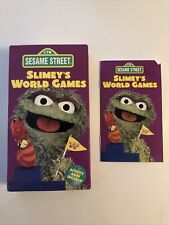 New listing
		Sesame Street Slimeyâs world Games VHS With Activity Book