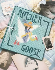 Mother Goose Storybook Baby Album -11-5/8"x12-1/2" - Plastic Canvas Pattern ONLY - Picture 1 of 2