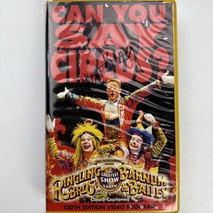Can You Say Circus VHS Ringling Bros Barnum Bailey - Picture 1 of 2
