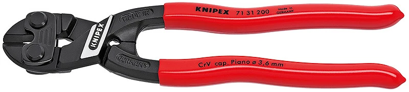 Knipex 7131200R Cobolt "Fencing" Compact Bolt Cutter W/Non-Slip Plastic Coating - Image 1 of 1