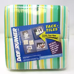 Day Runner Tack Tiles 4 Pack Photos Message Board Locker Wall Organize 8x8 NEW - Picture 1 of 10