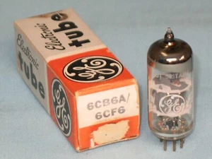 VACUUM TUBE ~ 6CB6 / 6CF6 ~ GE ~ NOS ~ 6CB6 / 6CF6 - Picture 1 of 4