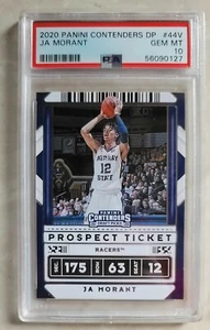 🔥2020 Panini Contenders Draft Picks NBA Basketball #44V Ja Morant PSA 10 Pop 4 - Afbeelding 1 van 3