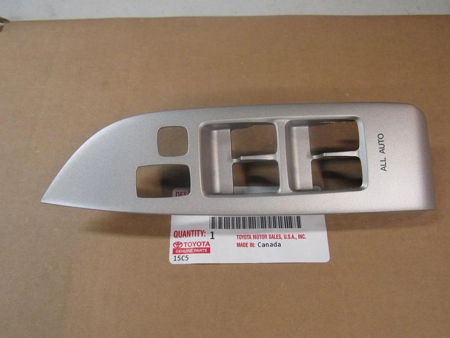 04-09 OEM NUEVO LEXUS RX330 RX350 RX400H BISEL EMBELLECEDOR PARA INTERRUPTOR VENTANA DELANTERO IZQUIERDO  Foto 1 de 1