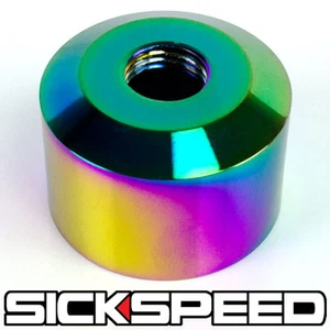 NEO CHROME LIFT UP REVERSE LOCK-OUT SHIFT KNOB ADAPTER MANUAL SHIFTER 12X1.25 - Picture 1 of 1