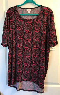 Túnica LuLaRoe NUEVA CON ETIQUETAS MEDIANA IRMA suelta multicolor manga media alta-baja Foto 1 de 4