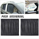 2X Car Auto UV Protection Sun Shade Curtains Side Window Visor Mesh Cover Shield