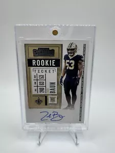 2020 Panini Contenders Rookie Ticket Auto Zack Baun - Picture 1 of 2