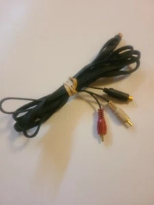 RaRe True S-Video AV Cable Cord for Sega Saturn Unbranded Gold Tip - Picture 1 of 6