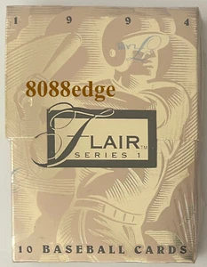 1994 FLAIR SERIES 1 MLB BASEBALL FACTORY SEALED PACK: OUTFIELD POWER/HOT NUMBERS - Picture 1 of 3