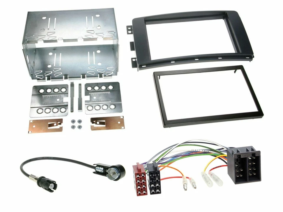 Einbauset Doppel DIN Autoradio für Smart ForFour 04-06 ForTwo 07-10 ISO - Bild 1 von 4
