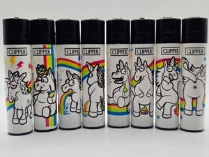 Clipper Feuerzeuge | 8er Set | *Best of Einhorn* | schneller Versand - Bild 1 von 6