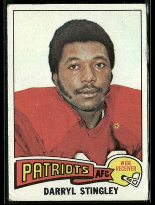 1975 Topps Darryl Stingley 238 New England Patriots Poor - Image 1 of 2