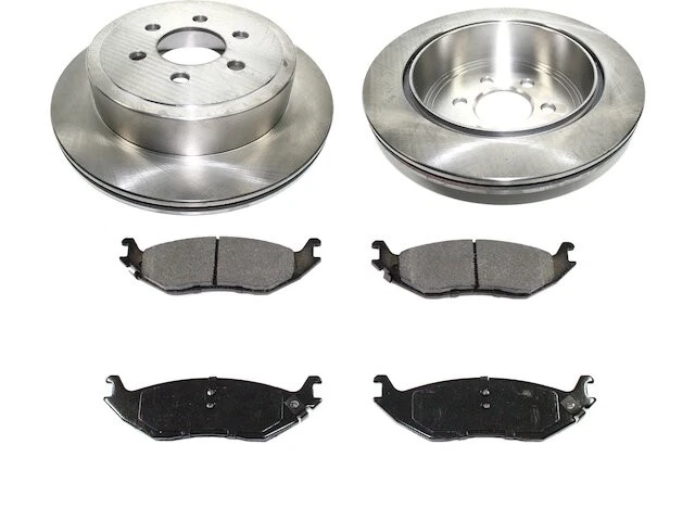 Rear Brake Pad and Rotor Kit For 03 Dodge Durango DB81D9 Foto 1 de 1