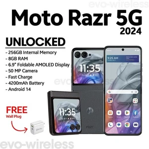 Motorola RAZR 5G 2024 - 256 Go - Débloqué - Android 15 - Photo 1 sur 5