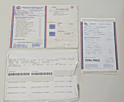 1983 Nissan Datsun Sentra novo adesivo para janela de carro - Imagem 1 de 4