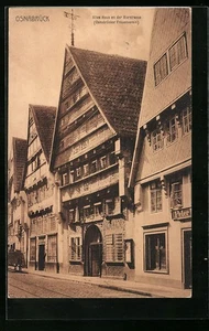 AK Osnabrück, Altes Haus an der Bierstrasse, Osnabrücker Frauenverein 1910  - Picture 1 of 2
