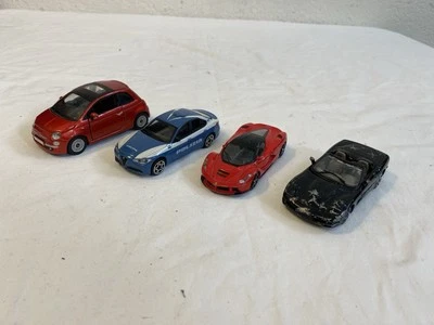 1996 Burago BMW M Roadster, Grigia, 1:24 Scale Model Car Collectible with Stand - Immagine 1 di 4