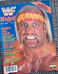 WWE WWF WRESTLING APRIL 1988 MAGAZINE HULK HOGAN ~ NICE! - Picture 1 of 2