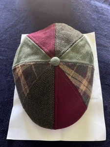 The Kringle Boston Scally Cap - Crimson & Green Plaid - X-Small *read descript* - Picture 1 of 6