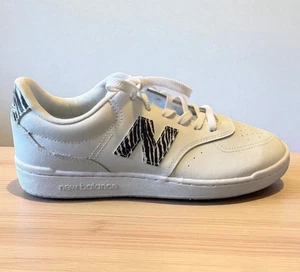 New Balance Court Shoe Sneaker White Zebra Print BBW80APB Women’s 12 Men’s 10.5 - Bild 1 von 9