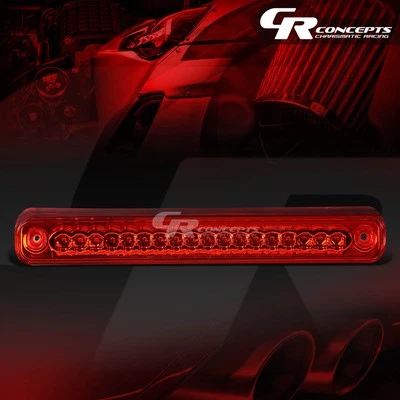 RED FULL LED 3RD TAIL BRAKE LIGHT CARGO LAMP FOR 1992-1999 CHEVY TAHOE/GMC YUKON - Image 1 of 4