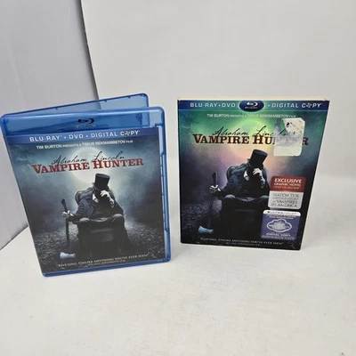 Abraham Lincoln: Vampire Hunter (Blu-ray Disc, 2012, 2-Disc Set, Slipcover  Foto 1 de 3