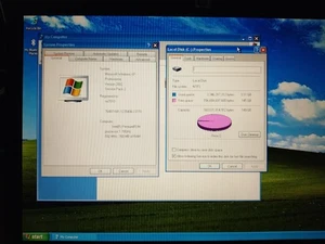 Vintage Compaq nx7010 Laptop With Windows XP Pro Pentium M 768MB RAM 160GB HDD - Picture 1 of 24
