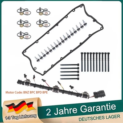 Für VW T5 2.5 TDI Leitungssatz Pumpe Düse & Dichtung Satz BNZ BPC BPD 070971033 - Bild 1 von 4