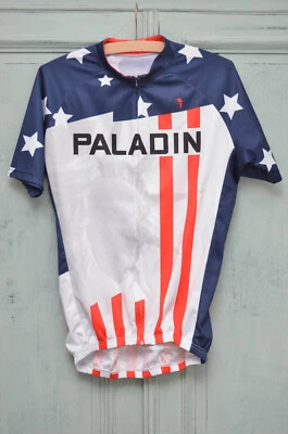 Paladin Cycling Jersey Size 2XL Mens Full Zip Short Sleeve USA Statue Of Liberty - Image 1 of 4
