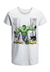 T-Shirt Hulk Uomo Abbigliamento 100% Cotone Taglia dalla S a XXL - Foto 1 di 3