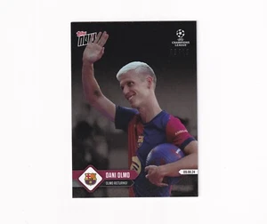2024 Topps NOW UCL 144 Dani Olmo /10 Black Parallel FC Barcelona Schwarz - Bild 1 von 1