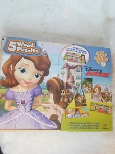 5 Wood Puzzles Disney Junior - Picture 1 of 2