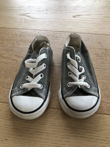 grey baby converse
